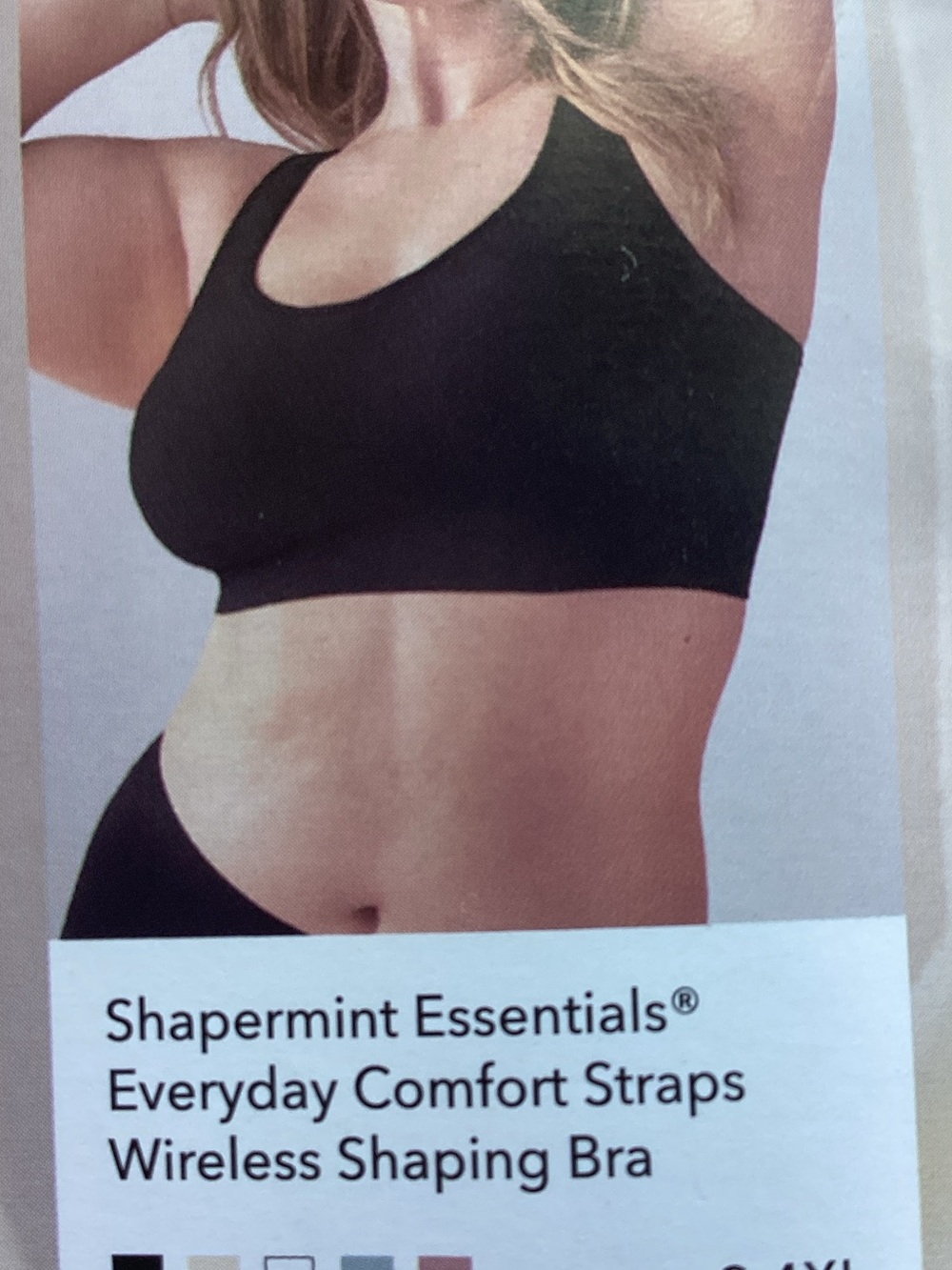 Shapermint Black Wireless Seamless Comfort Bra